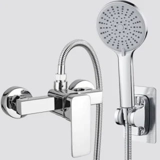 Doucheset met mengkraan en handdouche