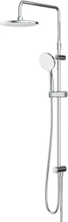 Doucheset met regen - douchezuil - 22 cm - chroom