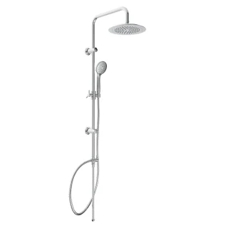 Doucheset met regendouche - wandmontage - chroom