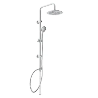 Doucheset met regendouche - wandmontage - chroom