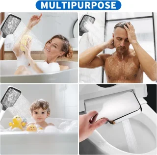 Doucheset met regendouchekop