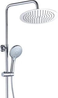Doucheset Opbouw Thermostaatkraan Regendouche Chroom 25 cm