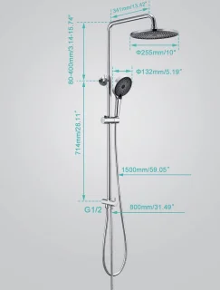 Doucheset Premium Badkamer Accessoires