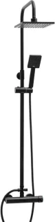 Doucheset Regendouche 20cm en Handdouche Zwart