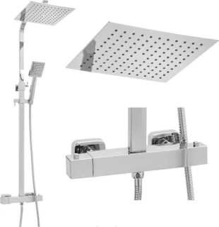 Doucheset Regendouche 25cm Thermostaatkraan