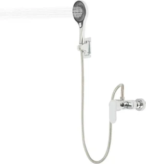 Doucheset regendouche handdouche zilver