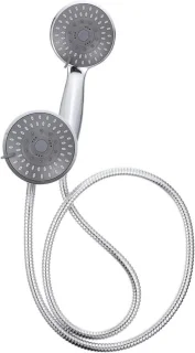 Doucheset regendouche sproeier 11 cm zilver