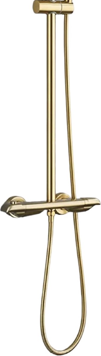 Wat vinden we goed aan de Doucheset Sedal Thermostaat Regendouche Geborsteld Messing PVD