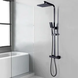 Doucheset thermostaat zwart