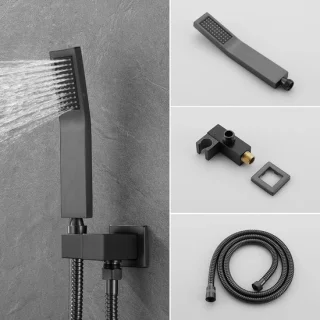 Doucheset verborgen inbouw 60-80 mm chroom