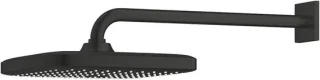 Doucheset vierkant - hoofddouche set - 380 mm - mat zwart