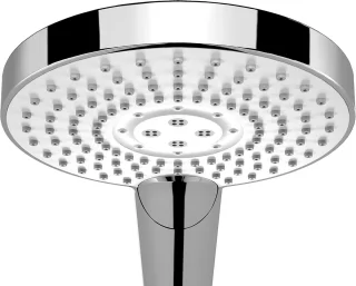 Doucheset wandmontage 600 mm met handdouche chroom