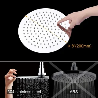 Doucheset wandmontage chroom