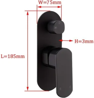Doucheset wandmontage regendouchekraan set 25 cm vierkant mat zwart