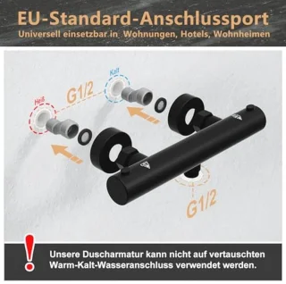 Doucheset Zwart