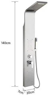 Douchestangset 140 x 20 x 47 cm