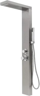 Douchestangset RVS 140 cm