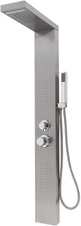 Douchestangset RVS 140 cm