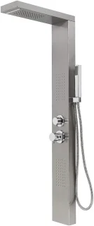 Douchestangset RVS 140 cm