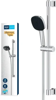 Douchestangset Vitalio 110 26096001 60 cm vierkant chroom