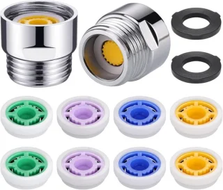 Douchestroombegrenzer Set 1/2 Inch Schroefdraad