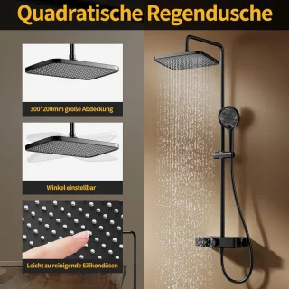Douchesysteem Douchearmatuur Set