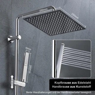Douchesysteem Douchekolom RVS