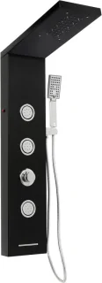 Douchesysteem luxe regendouche set - 50x16x89cm - goud