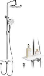 Douchesysteem met 25 cm regendouche en