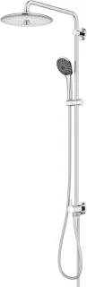 Douchesysteem met douchekraan, 260 mm douchekop, chroom