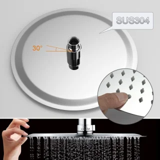 Douchesysteem met Hoofddouche en Handdouche Chroom Zilver