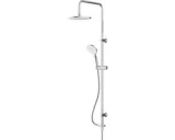 Douchesysteem met regendouche 22 cm chroom
