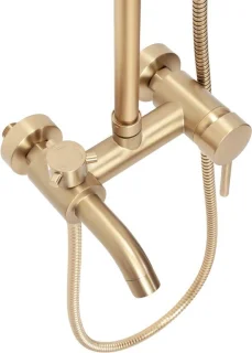 Douchesysteem met regendouche en handdouche