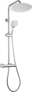 Douchesysteem met thermostaat regendouche set chroom