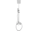 Douchesysteem met thermostaat - regendouche set - zilver