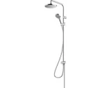 Douchesysteem met xxl hoofddouche 205 mm chroom