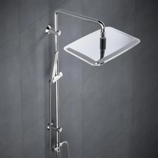 Douchesysteem regendouche 35x25cm chroom