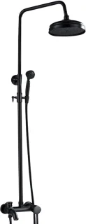 Douchesysteem Regendouche 80-120 cm Zwart
