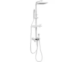Douchesysteem regendouche massage 70-115 cm wit