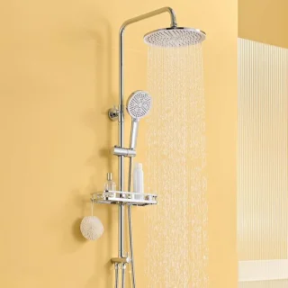 Douchesysteem regendouche set 250 mm chroom