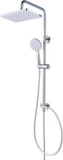 Douchesysteem regendouche set 30x20 cm chroom