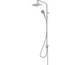 Douchesysteem regendouche set met grote douchekop 230 x 170 mm, chroom