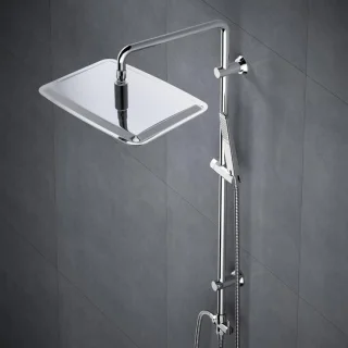 Douchesysteem regendouche XXL 35x25cm chroom