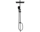 Douchesysteem roestvrij staal - regendouche set 30x30cm - zwart