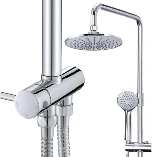 Douchesysteem rond regendouche set