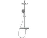 Douchesysteem thermostaat met regendouche en led-verlichting, 240 mm, chroom