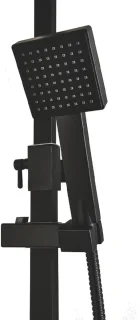 Douchesysteem Thermostaat Zwart Vierkante Regendouche 25x25cm