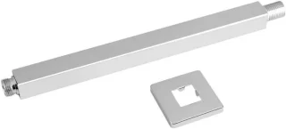 Doucheverlengarm vierkant 30 cm wandmontage