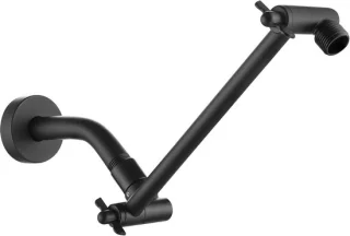 Doucheverlenger Douchearm 25,5 cm Mat Zwart