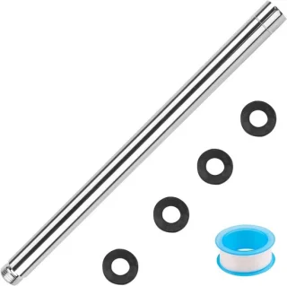 Doucheverlenger roestvrij staal 30 cm zilver